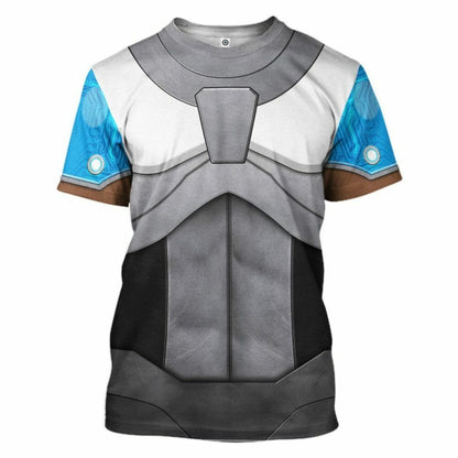 3D Teen Tíotán Cyborg Cosplay Saincheaptha Tshirt Éadaí Hoodie