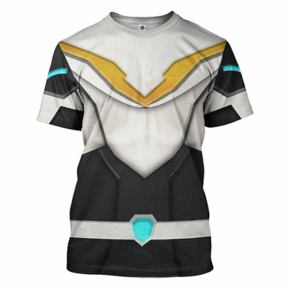 Cosantóir Finscéalach 3D Voltron Hunk Garrett Armúr Éadaí Hoodie Tshirt Saincheaptha