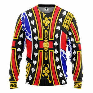 3D King of Spades David Custom Tshirt Hoodie Apparel