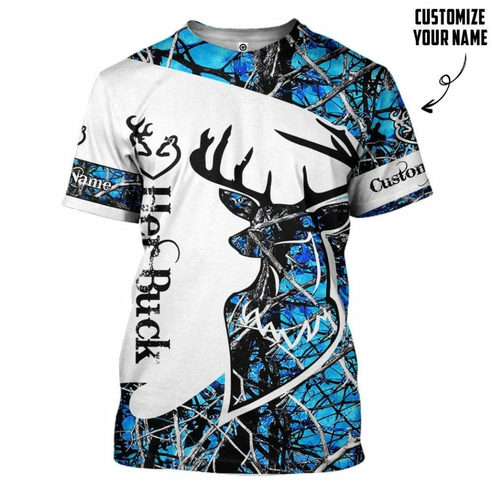 3D Her Buck Valentine Saincheaptha Ainm Tshirt Hoodie Apparel