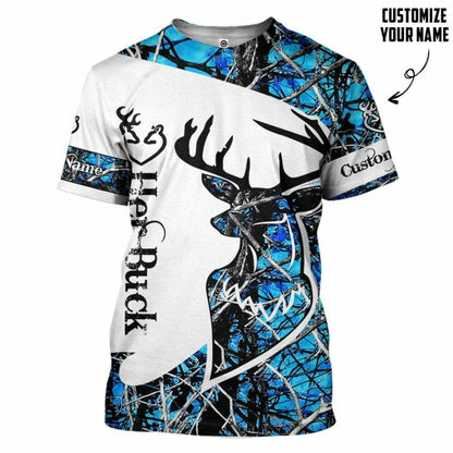 3D Her Buck Valentine Saincheaptha Ainm Tshirt Hoodie Apparel