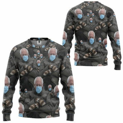 3D Cathaoirleach Bernie Sanders Custom Tshirt Hoodie Apparel