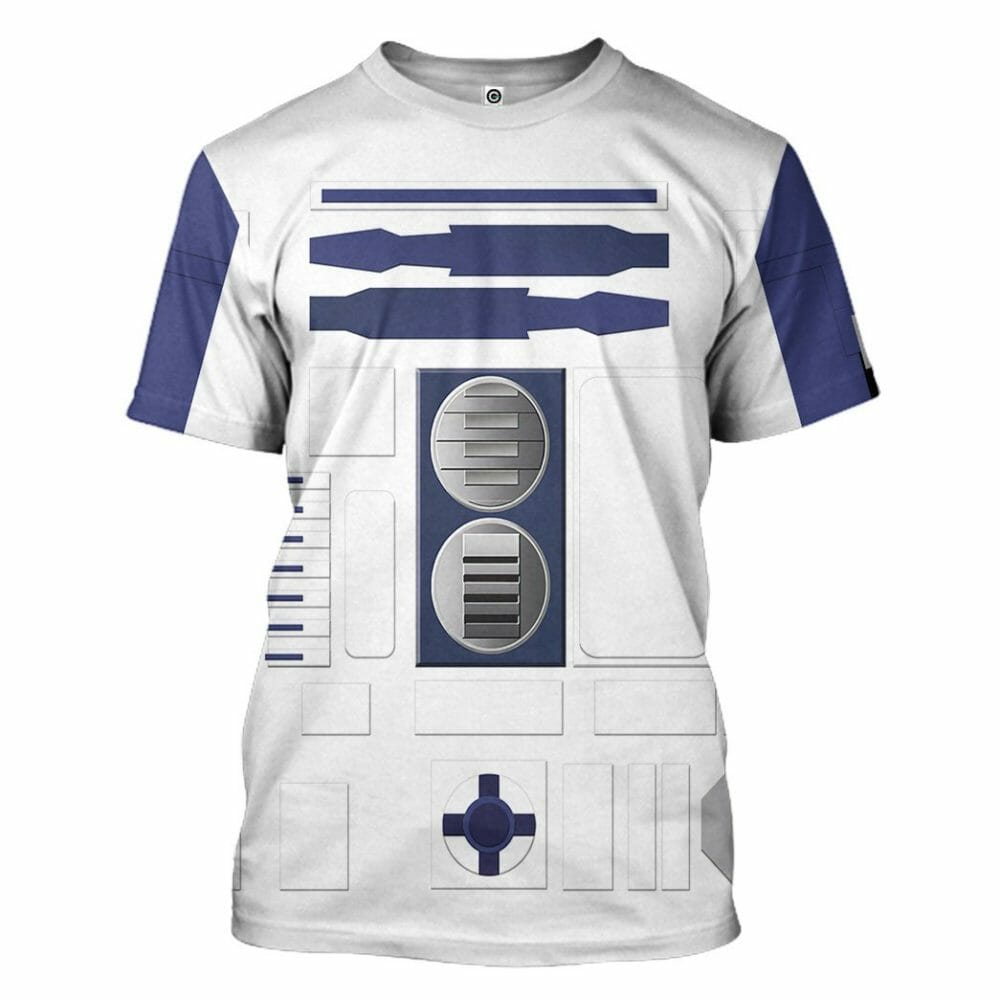 3D R2D2 Cosplay Custom Tshirt Hoodie Apparel