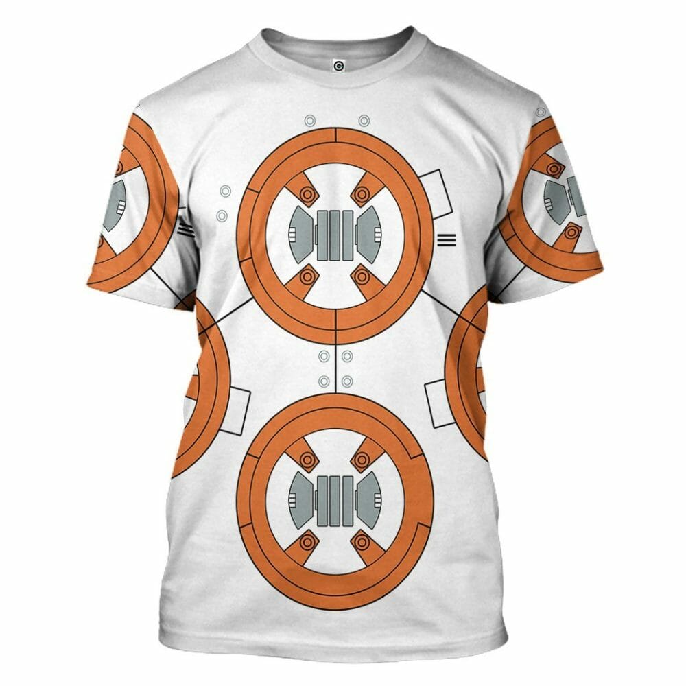 Éadaí Cochaillín Tléine Saincheaptha 3D BB8 Cosplay