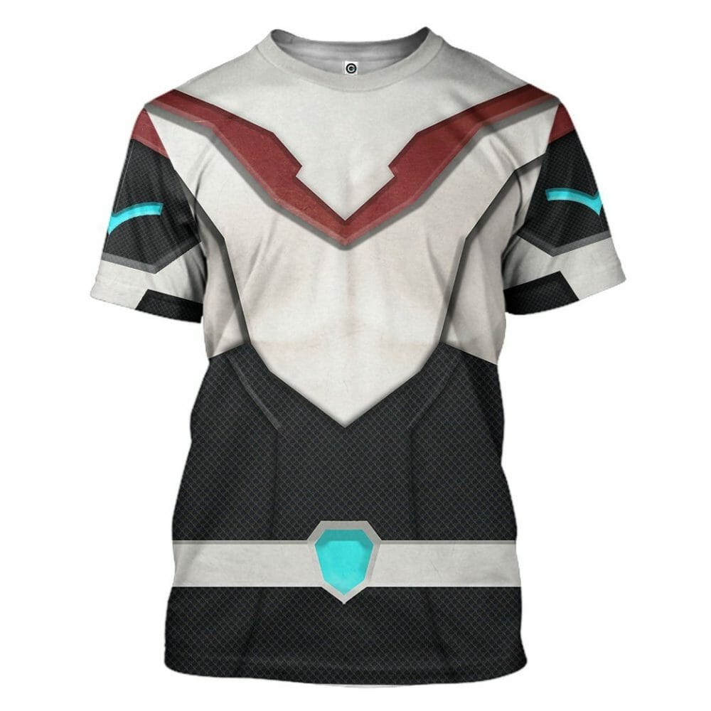 Cosantóir Finscéalach 3D Voltron Keith Kogane Armor Custom Tshirt Hoodie Apparel