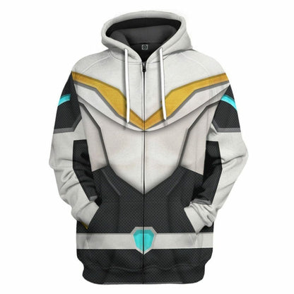 Cosantóir Finscéalach 3D Voltron Hunk Garrett Armúr Éadaí Hoodie Tshirt Saincheaptha