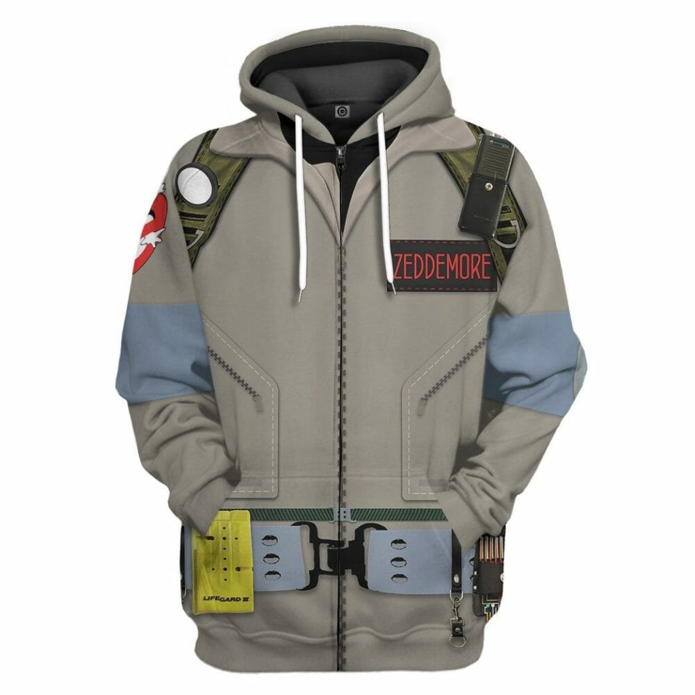 Ghostbusters 1984 Zeddemore Cosplay Saincheaptha Tshirt Éadaí Cochaillín