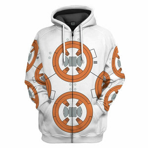 3D BB8 Cosplay Custom Tshirt Hoodie Apparel