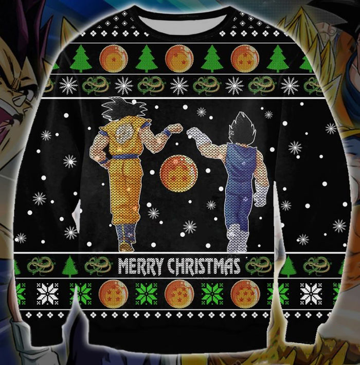 Dragon Ball 3D Christmas Ugly Sweater, Christmas Ugly Sweater, Christmas Gift, Gift Christmas 2022