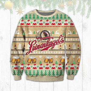 Leinenkagels 3D Ugly Sweater Beer Drinking Christmas Sweater, Christmas Ugly Sweater, Christmas Gift, Gift Christmas 2024