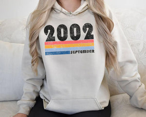 17th Birthday Gift Retro Born in September of 2002 Sweatshirt
