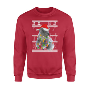 I want a Koala for my Christmas best gift for love - funny sweatshirt gifts for koala lovers christmas ugly sweatshirt