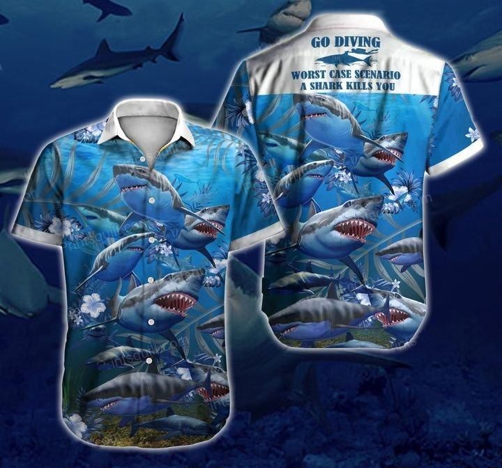 Find Shark Hawaiian Shirt_ Hawaiian Shirt Gift, Christmas Gift