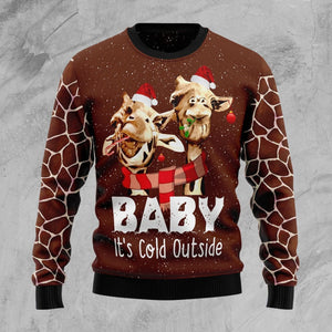 Funny Giraffe Ugly Christmas Sweater, Christmas Gift, Gift Christmas 2024