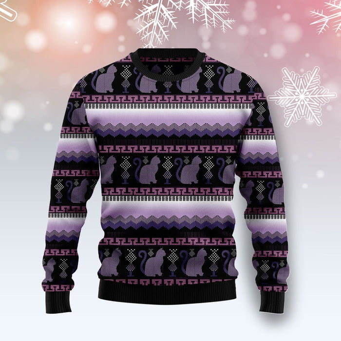 Cat Purple Ugly Christmas Sweater,Christmas Gift,Gift Christmas 2022