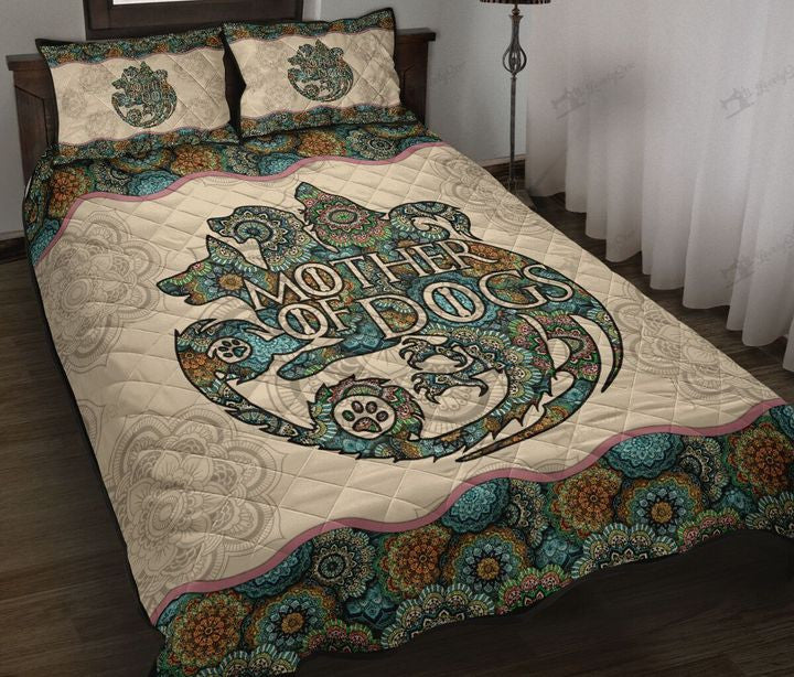 Mother of Dogs Bedding Set Bedroom Set Bedlinen 3D ,Bedding Christmas Gift,Bedding Set Christmas