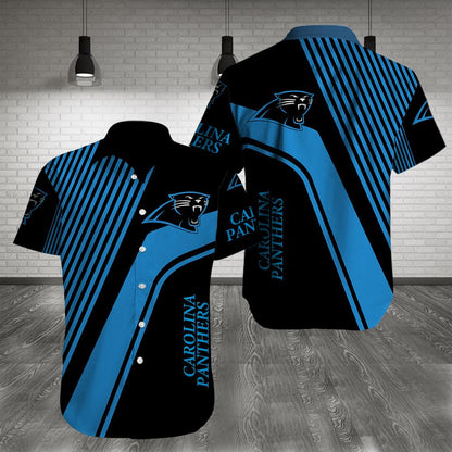 Carolina Panthers Hawaiian Shirt _Hawaiian Shirt Gift, Christmas Gift