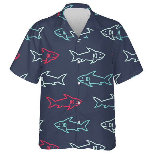 Sairdíní Greannmhar Ildathanna Agus Poncanna Polca ar Léine Bán Dearaidh Haváis, Bronntanas Léine Haváís, Bronntanas Nollag