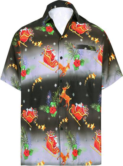 Meaningful Winter Time With Santa Design Hawaiian Shirt,Hawaiian Shirt Gift, Christmas Gift
