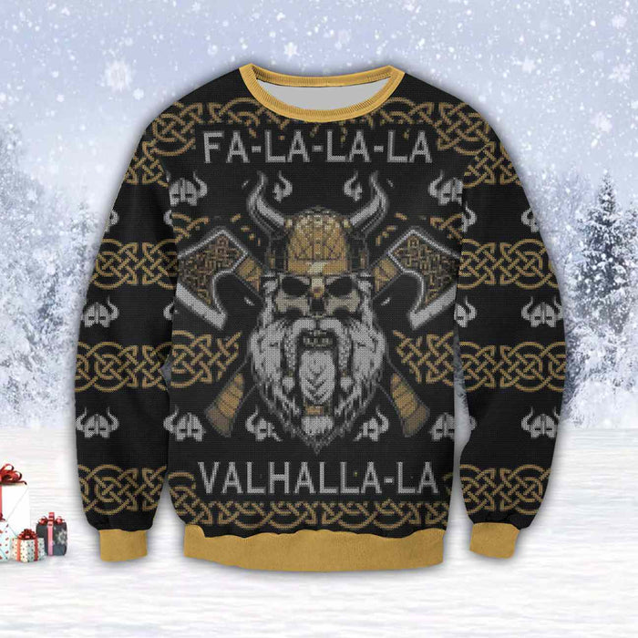 Fa-La-La-La Viking 3D All Over Print Ugly Christmas Sweater Hoodie All Over Printed,Christmas Ugly Sweater,Christmas Gift,Gift Christmas 2022