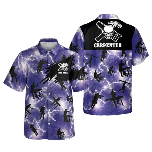 Carpenter Storm Personalized Hawaiian Shirt, Hawaiian For Gift