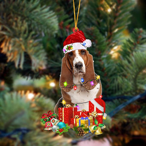 Basset Hound-Dog Be Christmas Tree Hanging Christmas Plastic Hanging Ornament, Christmas Ornament Gift, Christmas Gift, Christmas Decoration