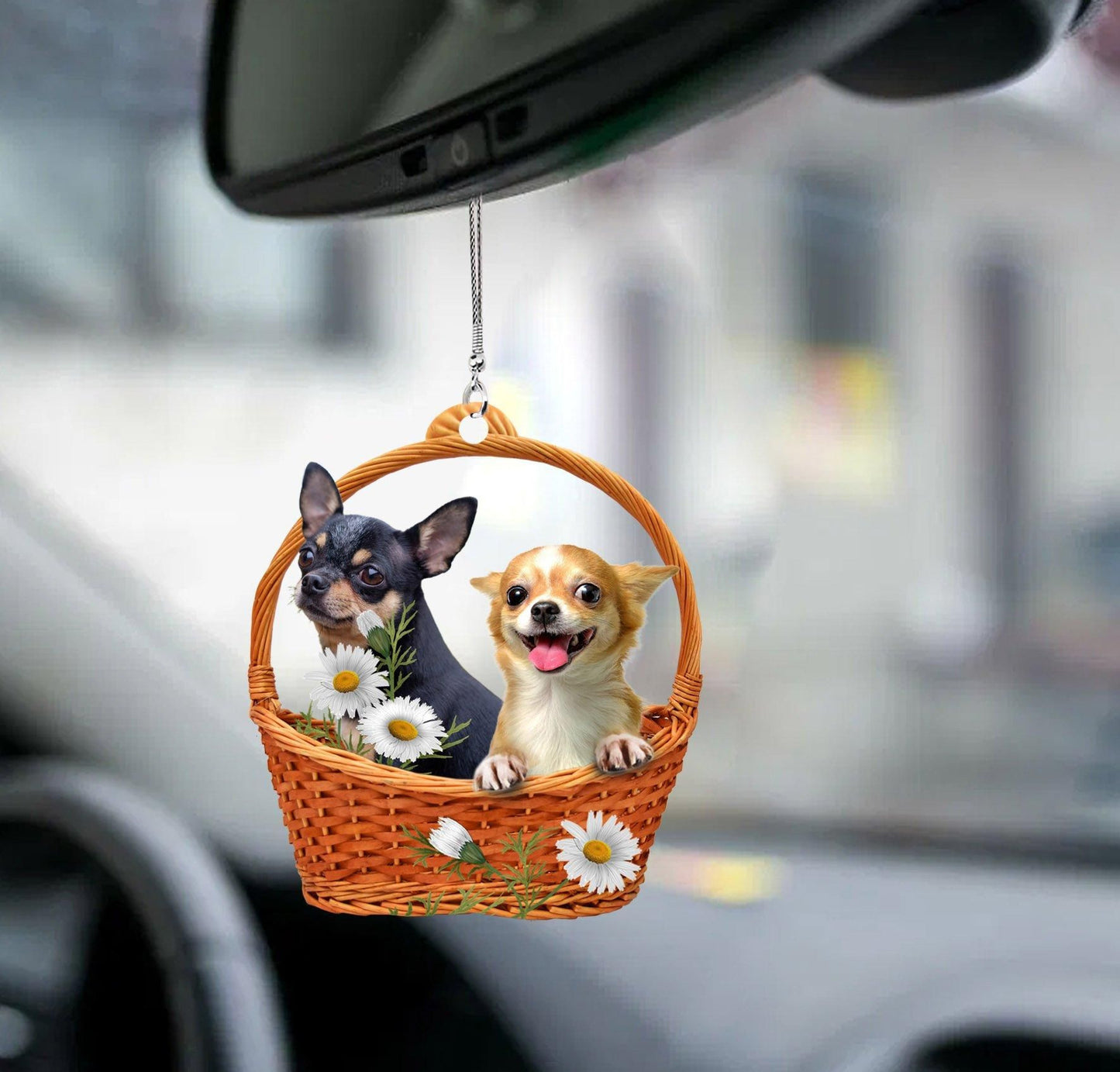 Chihuahua God's Present Ornament, Happy Christmas Ornament, Christmas Gift, Christmas Decoration