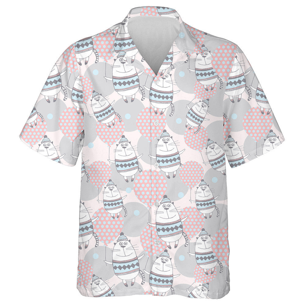 Cúlra Cartún milis le Cait gleoite le Balúin Léine Haváís, Bronntanas Léine Haváís, Bronntanas Nollag