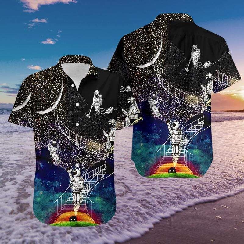 Dreaming Become Astronaut Hawaiian Shirts_Hawaiian Shirt Gift, Christmas Gift