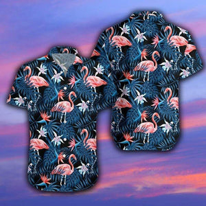 Flamingo Tropical Aloha Hawaiian Shirts_ Hawaiian Shirt Gift, Christmas Gift