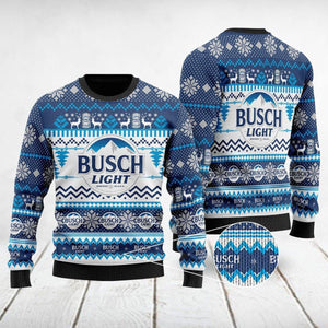 Busch Light Ugly Christmas Sweater, Christmas Ugly Sweater,Christmas Gift,Gift Christmas 2022