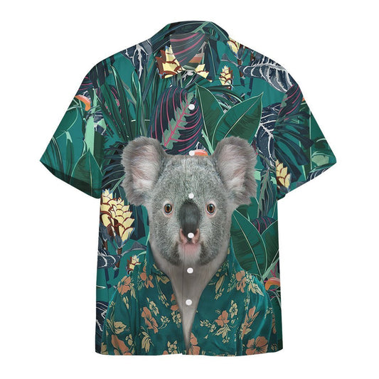 Cute Koala Seamless Background Design Hawaiian Shirt,Hawaiian Shirt Gift, Christmas Gift