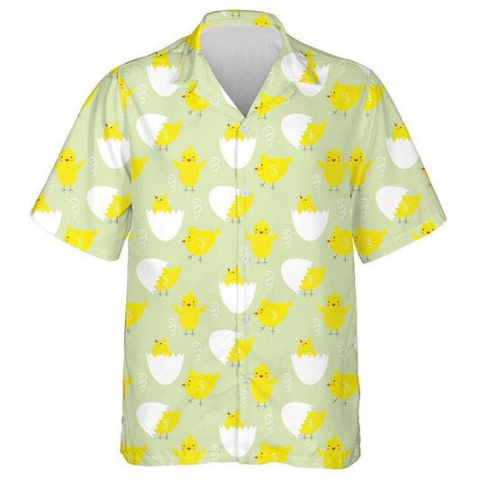 Sicín Buí Gleoite Greannmhar le Léine Haváíise leathbhlaosc, bronntanas Léine haváí, bronntanas Nollag