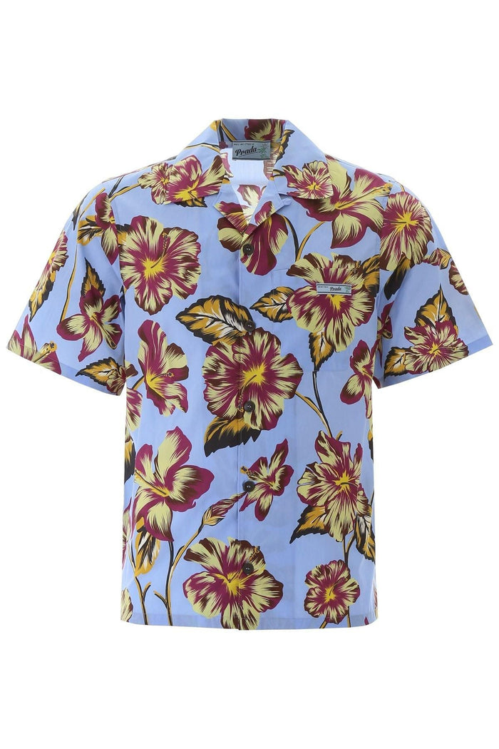 Tropical Yellow Purple Hibiscus Hawaiian Shirt, Hawaiian Shirt Gift, Christmas Gift