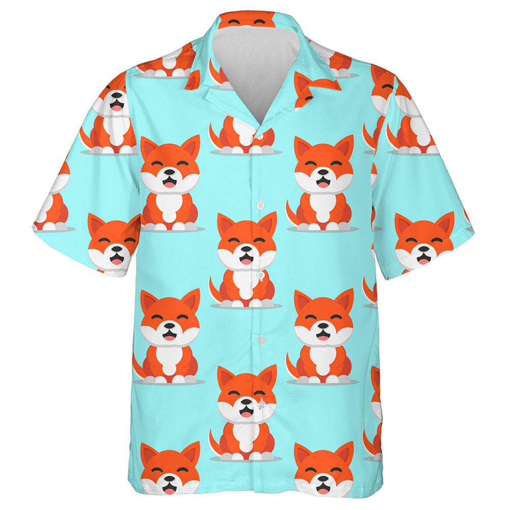 Cúlra Scoite Madra Inu Ealaín Órga Shiba Léine Haváís, Bronntanas Léine Haváíais, Bronntanas Nollag