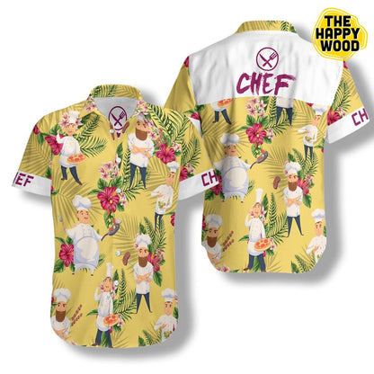 Chef Hawaiian Hawaii Shirt_Hawaiian Shirt Gift, Christmas Gift