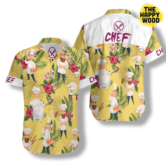 Chef Hawaiian Hawaii Shirt_Hawaiian Shirt Gift, Christmas Gift