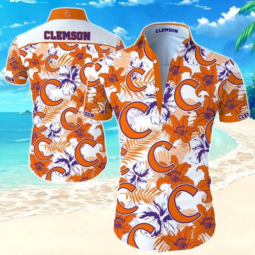 Clemson Tigers Hawaiian Shirt Summer_Hawaiian Shirt Gift, Christmas Gift