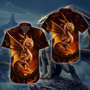 Age Of Dragons 2 Pattern Hawaiian Shirt, Hawaiian For Gift