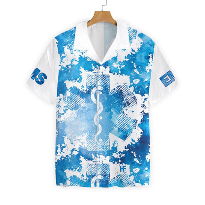 Dearadh Iontach Léine Haváís EMS Anseo Chun do Mhalán a Shábháil, Bronntanas Léine Haváíais, Bronntanas Nollag