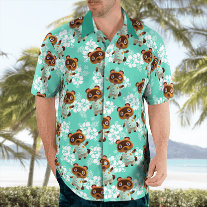 Tom Nook Hawaiian shirt, Hawaiian Shirt Gift, Christmas Gift