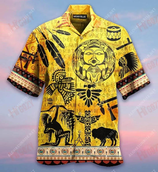 Cuimhnigh Cé Tú ​​Féin Meiriceá Dhúchais Léine Gearr Muinchille Unisex Laethanta Saoire Léinte T Haváís Saincheaptha Léinte Haváís Léinte haváíais do Mhná, Bronntanas Léine Haváís, Bronntanas Nollag