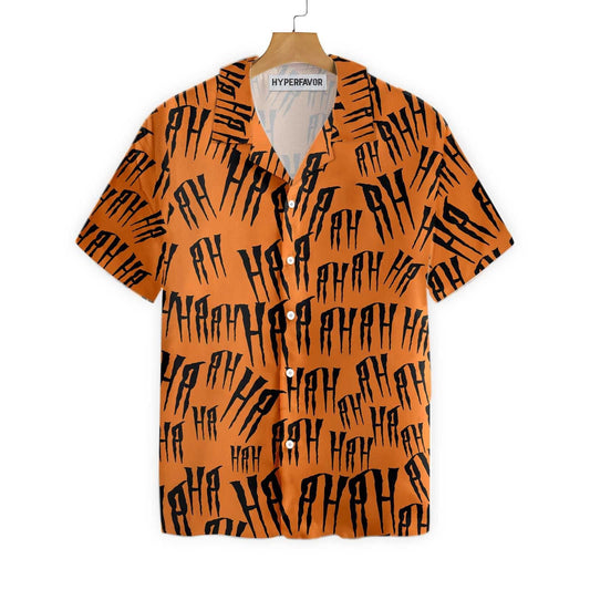 Scary Laugh For Halloween Hawaiian Shirt,Hawaiian Shirt Gift, Christmas Gift