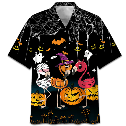 Flamingo Chibi Oíche Shamhna Léine Haváís_ Léine Haváís Bronntanas, Bronntanas Nollag