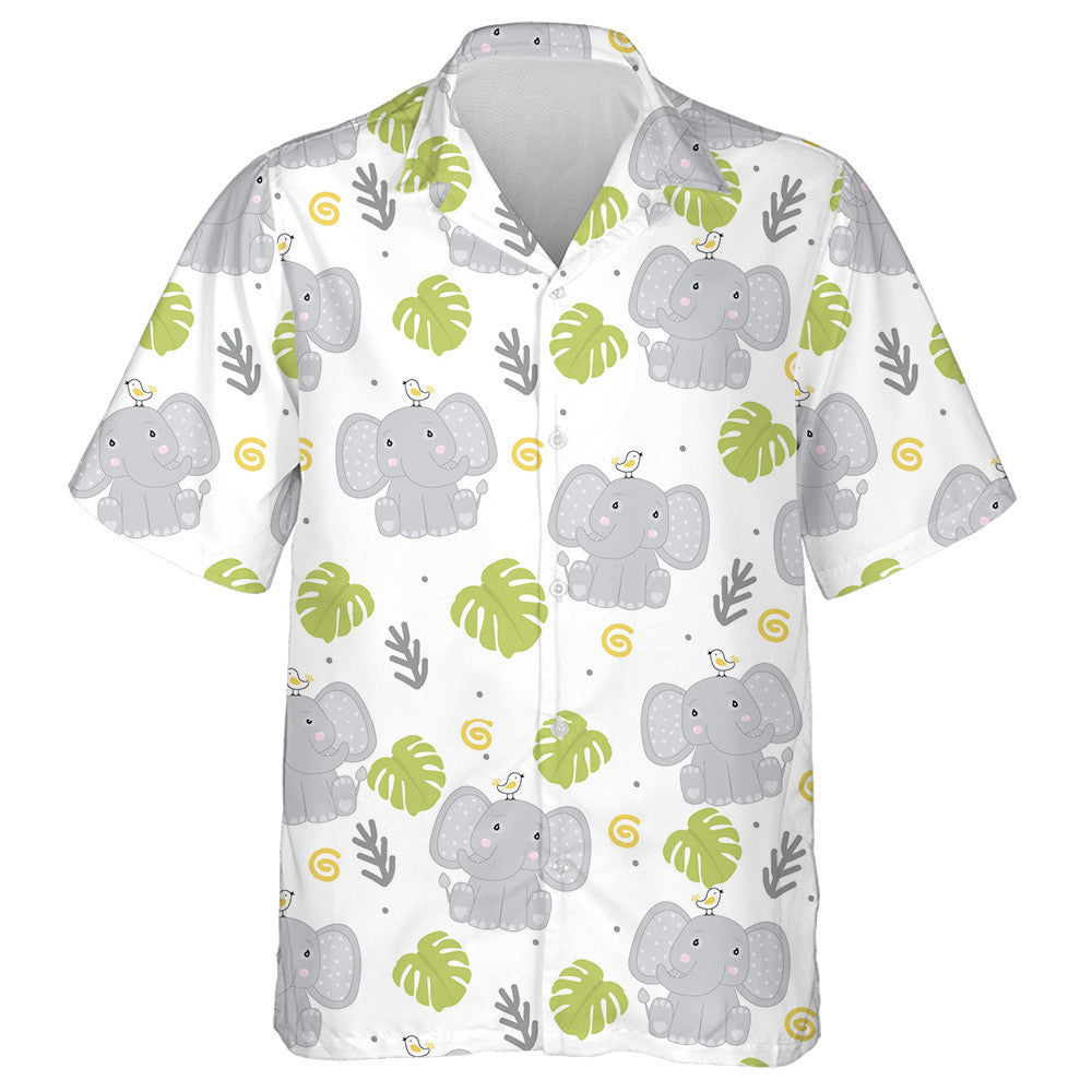 Eilifint Adorable Babaí le Duilleoga Éan Agus Trópaiceacha Léine Haváís, Bronntanas Léine Haváís, Bronntanas Nollag