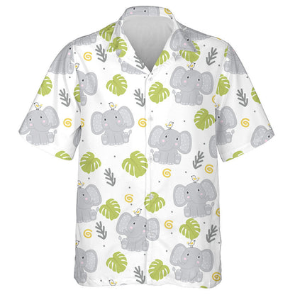 Eilifint Adorable Babaí le Duilleoga Éan Agus Trópaiceacha Léine Haváís, Bronntanas Léine Haváís, Bronntanas Nollag