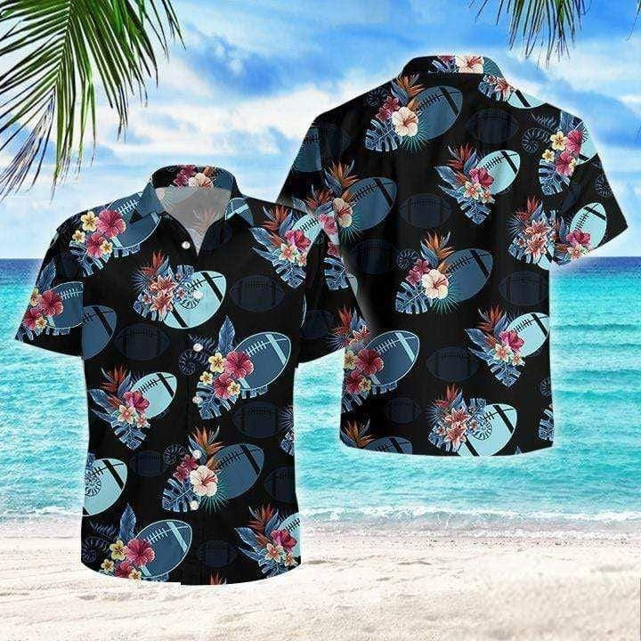 Football For Life Summer Vibe Tropical Hawaiian Shirt,Hawaiian Shirt Gift, Christmas Gift