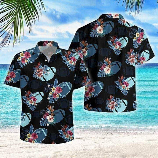 Football For Life Summer Vibe Tropical Hawaiian Shirt,Hawaiian Shirt Gift, Christmas Gift