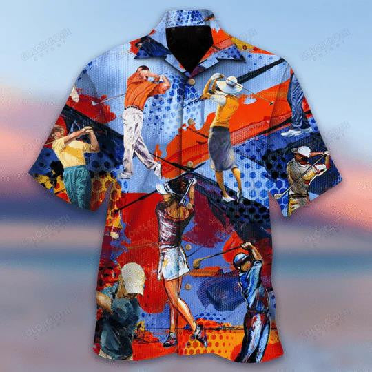 Keep Calm And Sink The Putt Golf Hawaiian Shirt, Hawaiian Shirt Gift, Christmas Gift