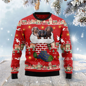 Dachshund Dog Light Up Ugly Christmas Sweater, Christmas Gift, Gift Christmas 2024